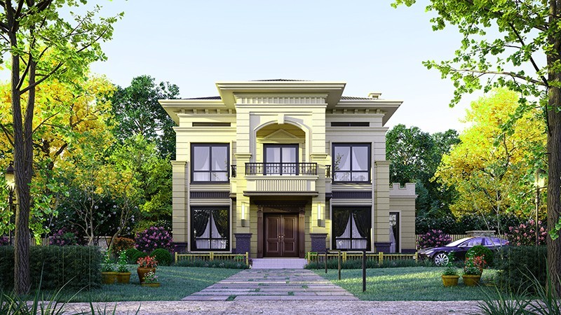 崇明中式合院住宅，开放庭院与邻里乡亲更亲近